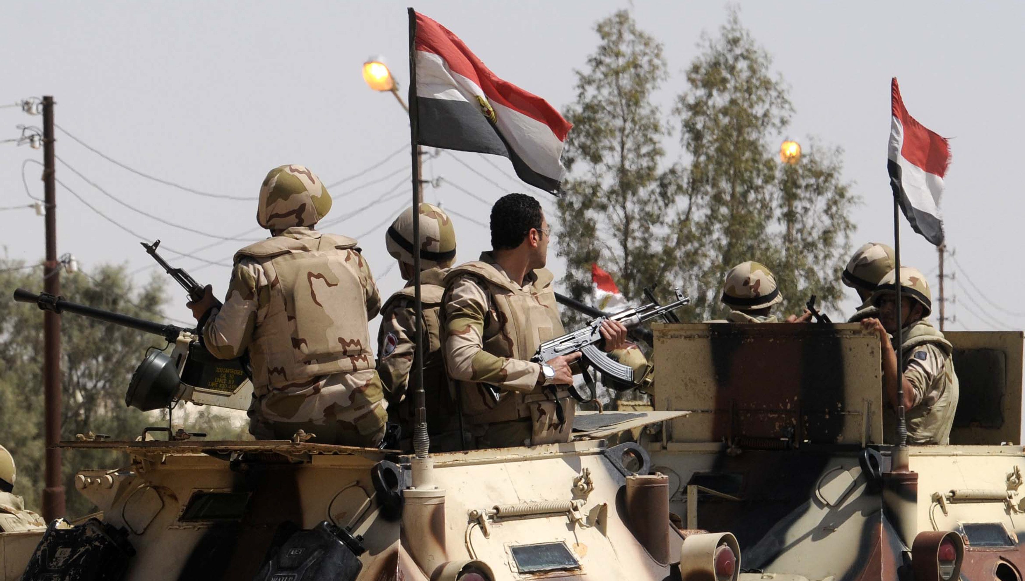 القوات المصرية تقتل 12 مسلحاً في عملية سيناء وتدمر 60 هدفاً