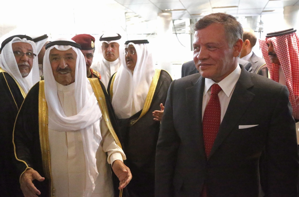  أمير الكويت وملك الأردن يبحثان آخر المستجدات الإقليمية والدولية 