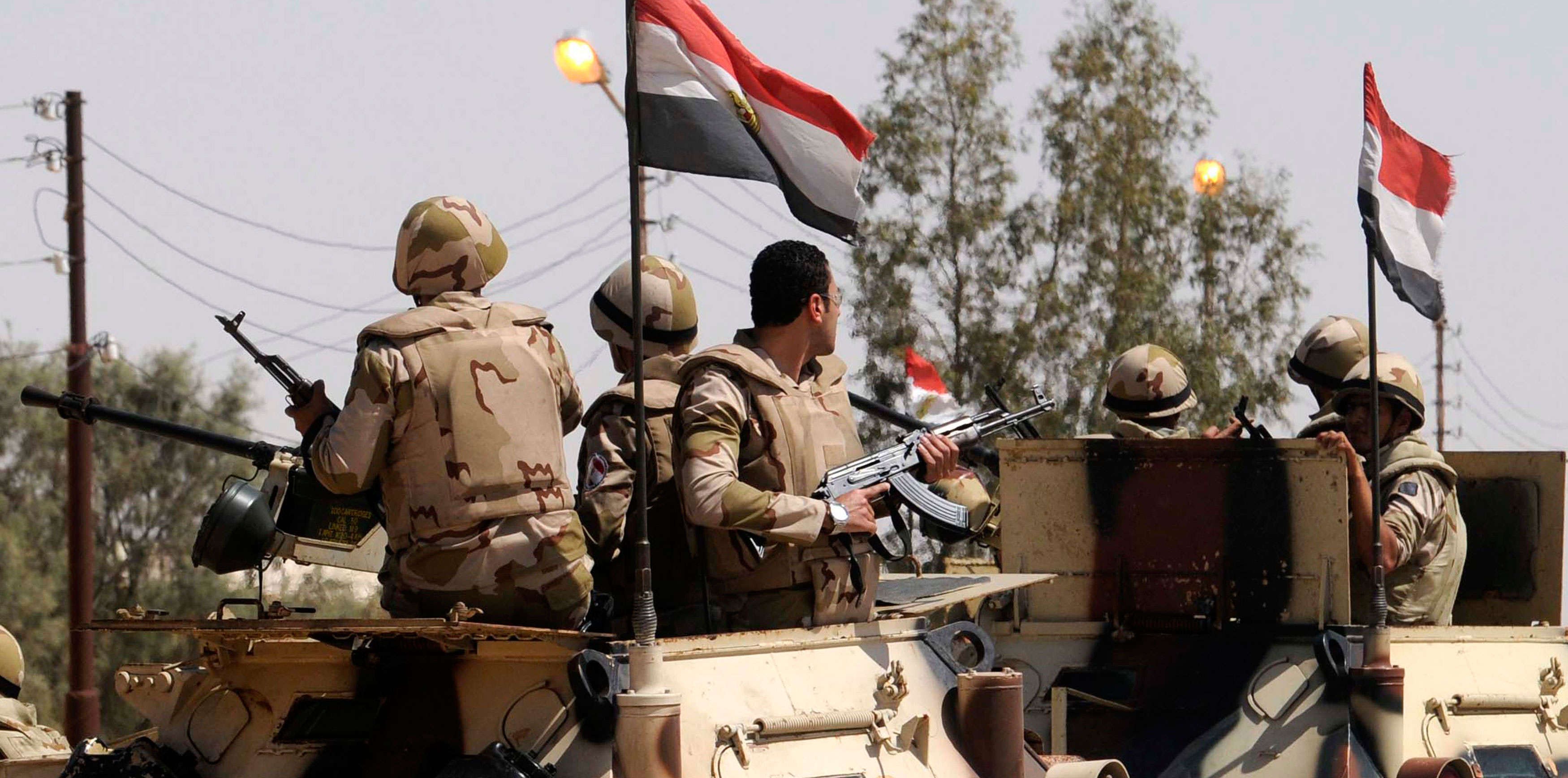  الجيش المصري يعلن القضاء على 32 ارهابيا في سيناء 