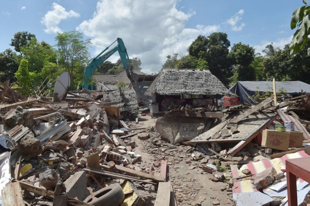 زلزال قوته 6,3 درجات يضرب جزيرة لومبوك الإندونيسية	