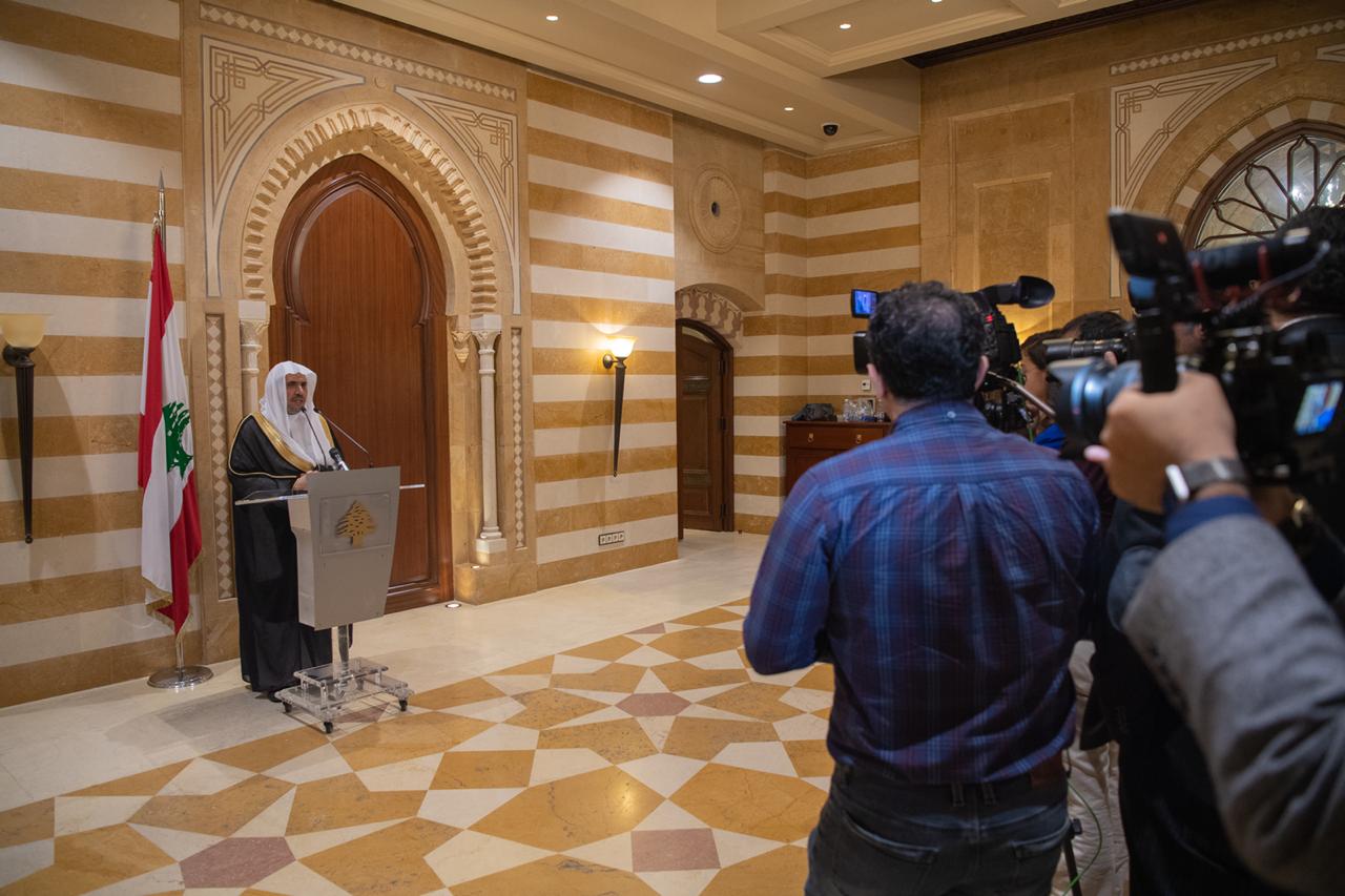 المؤتمر الصحافي بعد لقاء الرئيس سعد الحريري 