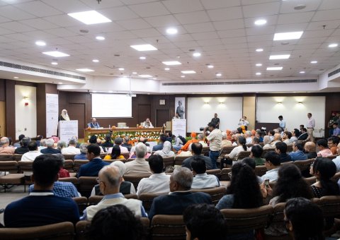 His Excellency Sheikh Dr.Mohammad Al-Issa, the Secretary-General of the MWL and Chairman of the Organization of Muslim Scholars, delivered a lecture at the Vivekananda International Foundation in New Delhi