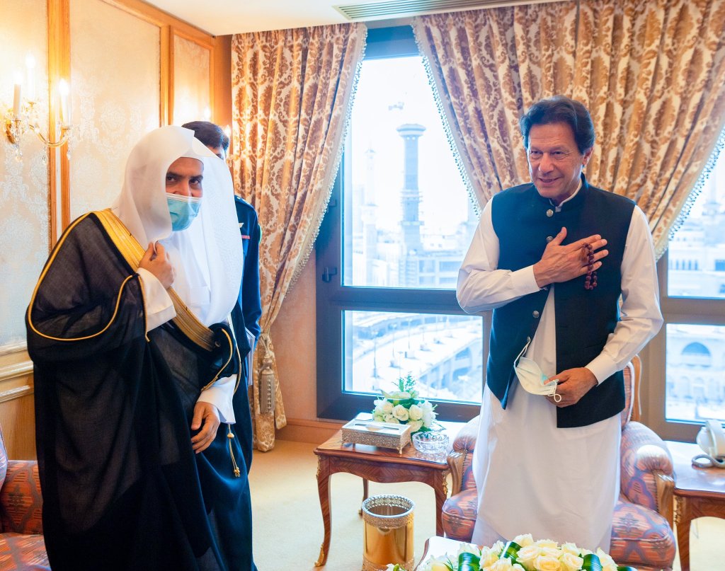Mohammad Alissa a rencontré à La Mecque le Premier-Ministre pakistanais M. Imran Khan