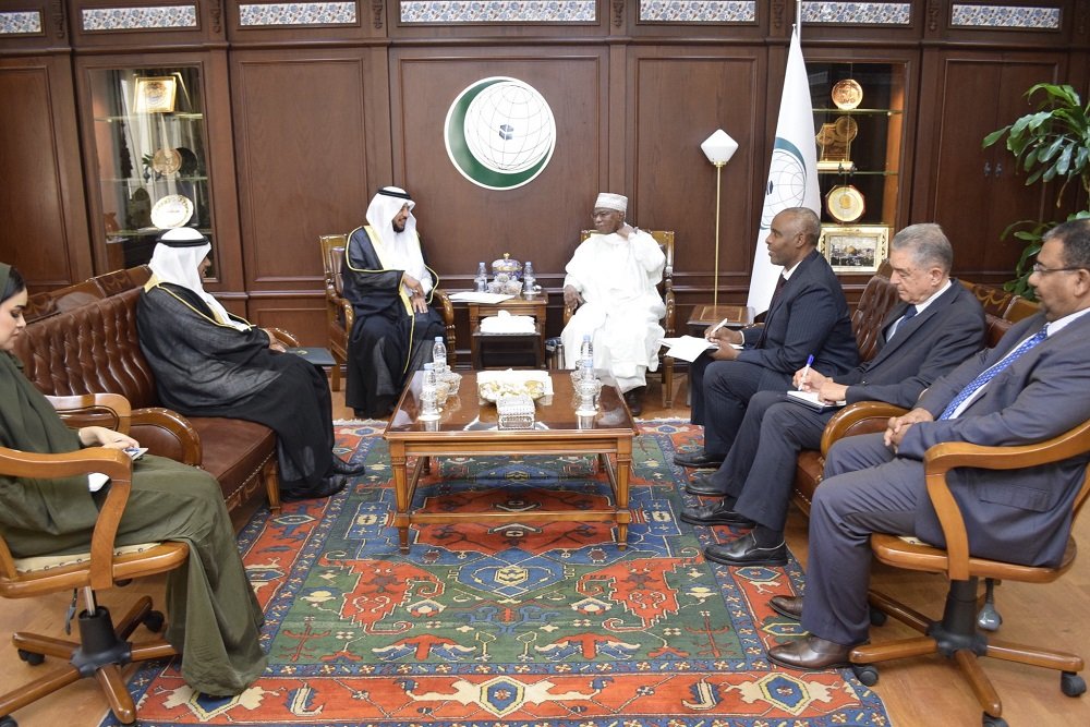 His Excellency Mr. Hissein Brahim Taha, the Secretary-General of the OIC, received His Excellency Dr. Abdulrahman Al-Zaid, Deputy Secretary-General of the MWL