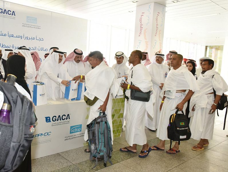 مطار الملك عبدالعزيز يستقبل أول رحلة لحجاج بيت الله الحرام