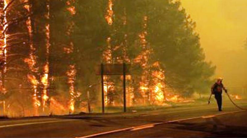 أكثر من 100 حريق غابات ضخم مشتعل في الولايات المتحدة	