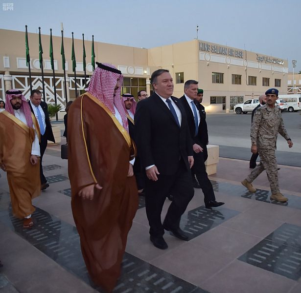 وزير خارجية الولايات المتحدة الأمريكية يغادر الرياض