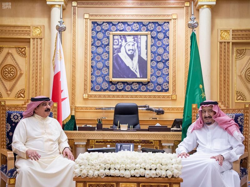 قمة سعودية بحرينية لمناقشة الأوضاع في المنطقة 