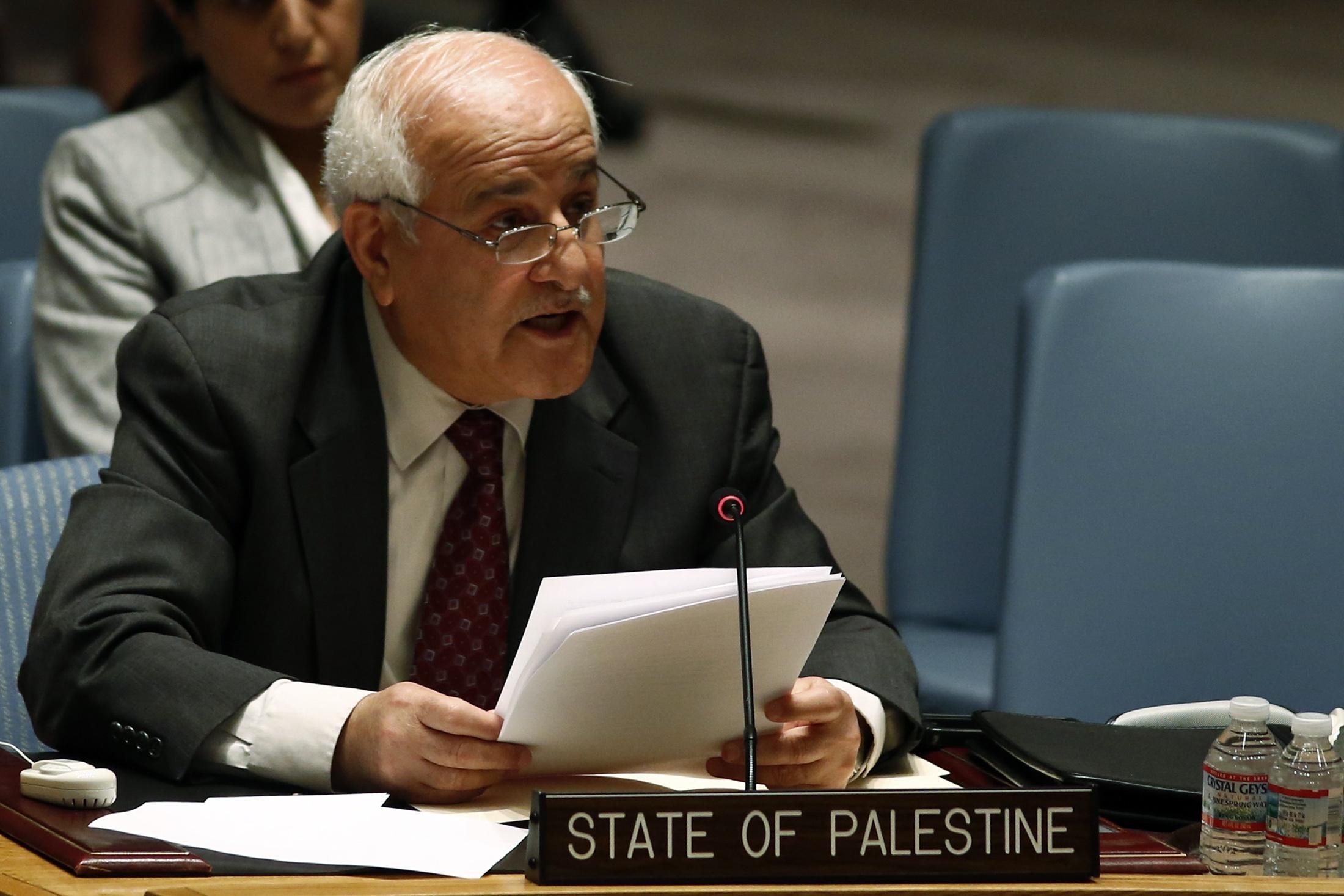 مندوب فلسطين لدى الأمم المتحدة : طرد التواجد الدولي في الخليل مناورة إسرائيلية لمواصلة جرائمها بلا رقيب