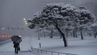 اليابان تتأهب لعاصفة شتوية جديدة في شمالها