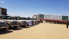 8 شاحنات إغاثية من مركز الملك سلمان للإغاثة تصل الجوف ضمن خطة العمليات الإنسانية الشاملة في اليمن
