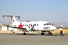 إجبار طائرة للصليب الأحمر على الهبوط إثر إقلاعها من صنعاء وتغيير مسارها دون إنذار