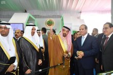 الرئيس المصري يطّلع على جناح السعودية في معرض المؤتمر العربي الدولي الـ 15 للثروة المعدنية بالقاهرة
