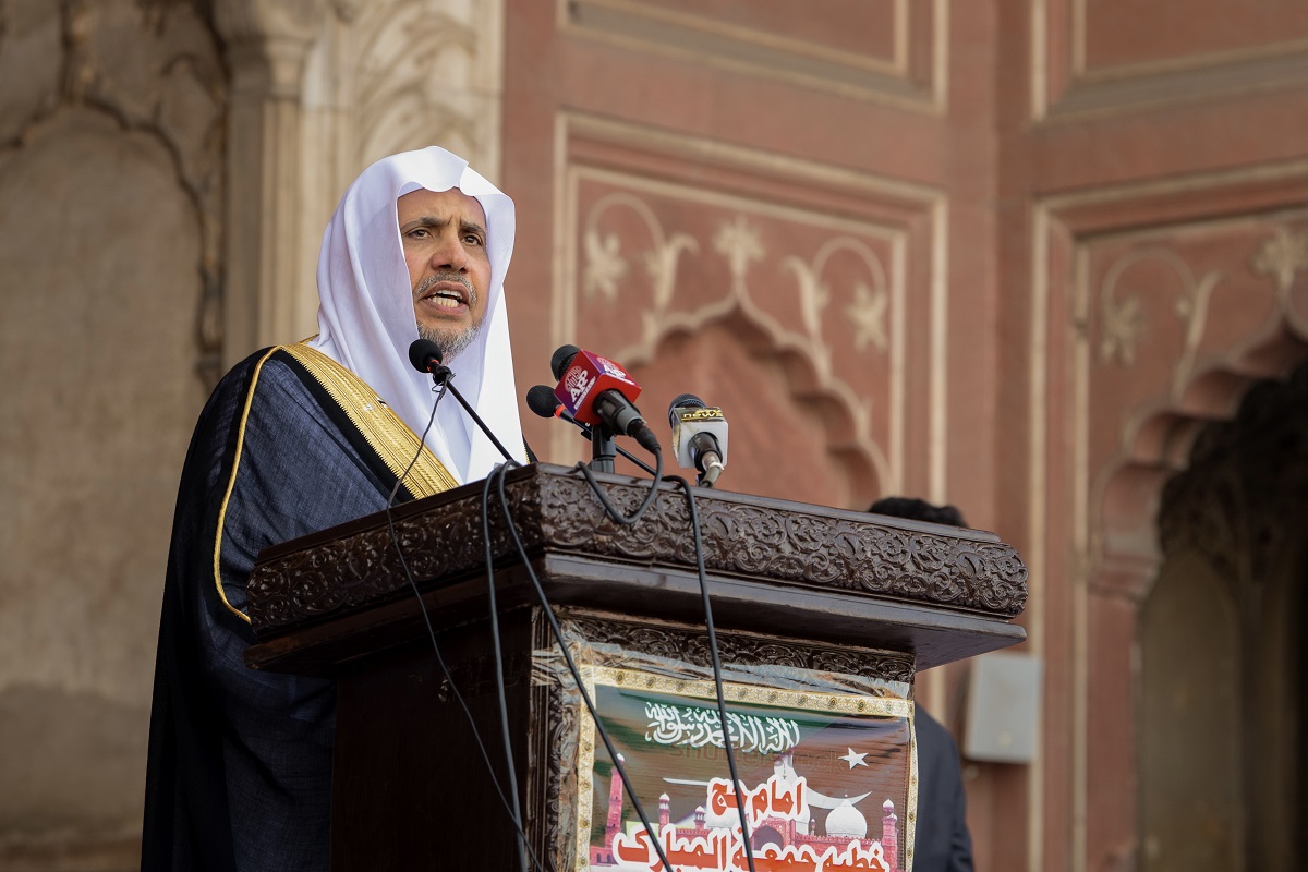 Dr. Al-Issa delivered the sermon of Friday prayer at Pakistan’s largest mosques: