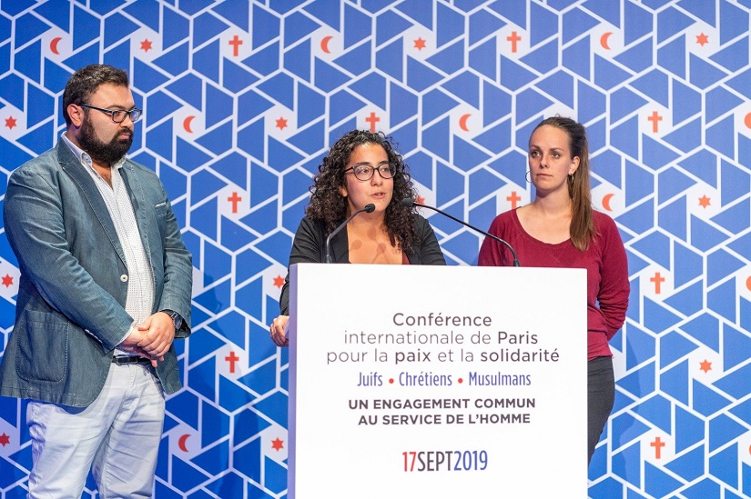A la Conférence internationale de Paris pour la paix et la solidarité, trois jeunes de Asso Co Coexister partagent leurs histoires de foi CIP2019 Coexister Paixet solidarité