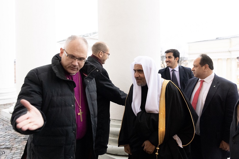 معالي الشيخ د.محمد العيسى يلتقي في هلسنكي القيادات الدينية الكاثوليكية والأرثوذكسية واللوثرية