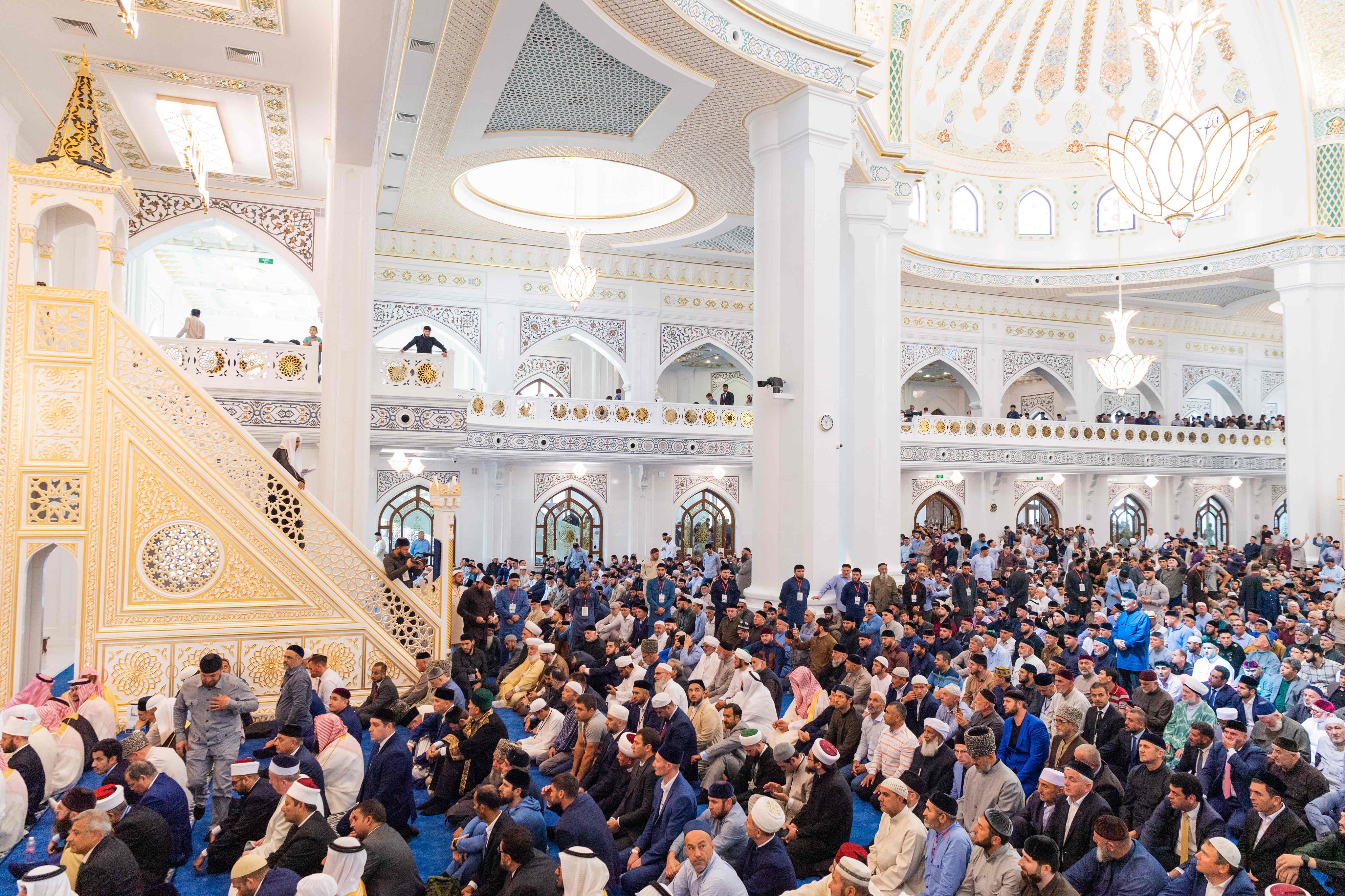 Prêche de Mohammad Alissa en présence de hauts dignitaires à l’occasion de l’inauguration de la plus grande mosquée d’Europe à Grozny
