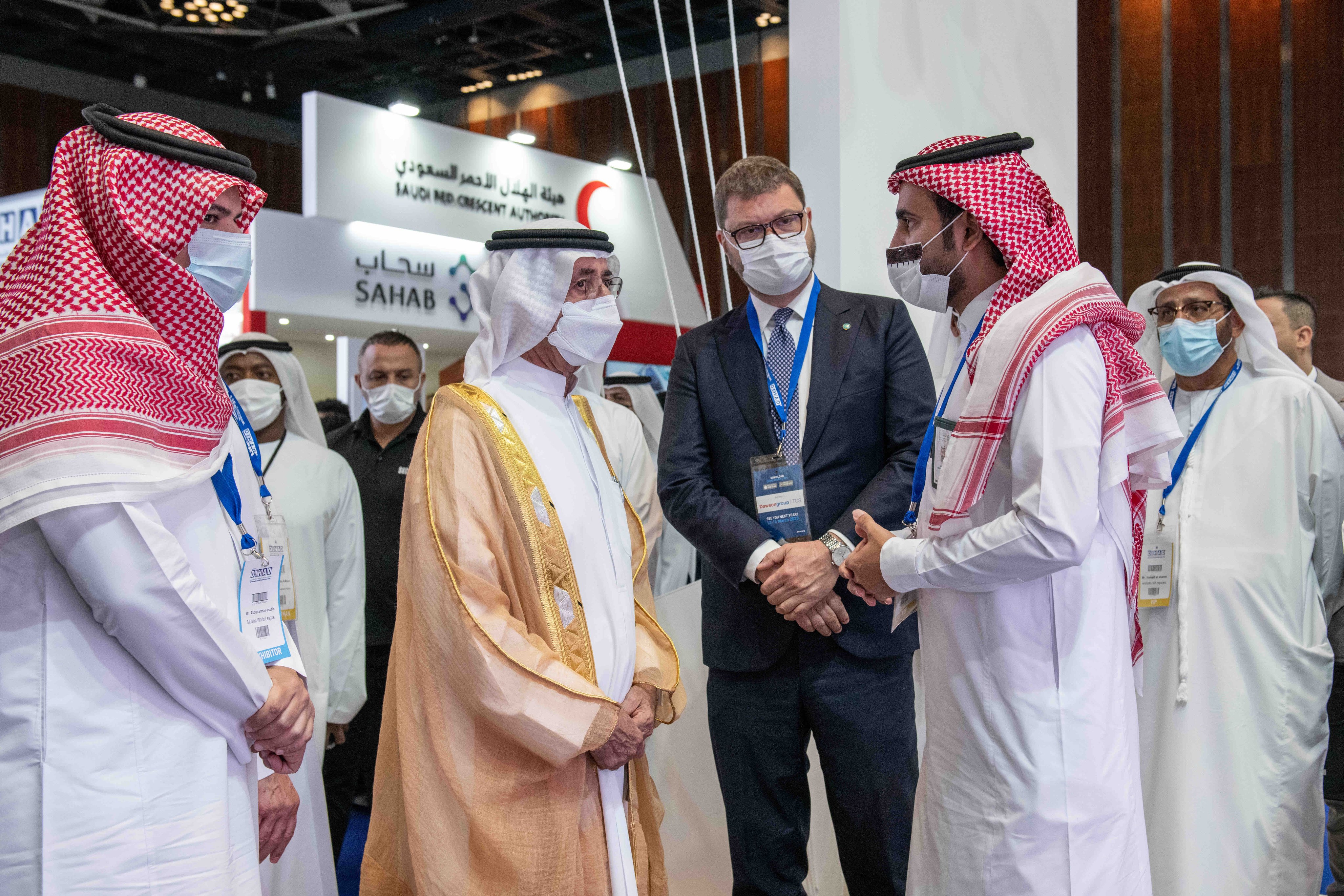 The Muslim World League was a sponsor of the 18th annual Dubai International Aid and Development Exhibition and Conference