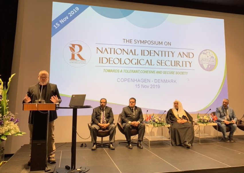 "A day like this makes us better people. We can be inspired by each other and think bigger about the issues we face in society." Author Gísli Jökull Gíslason speaks at the Symposium on National Identity and Ideological Security NIIS2019 MWL in Denmark
