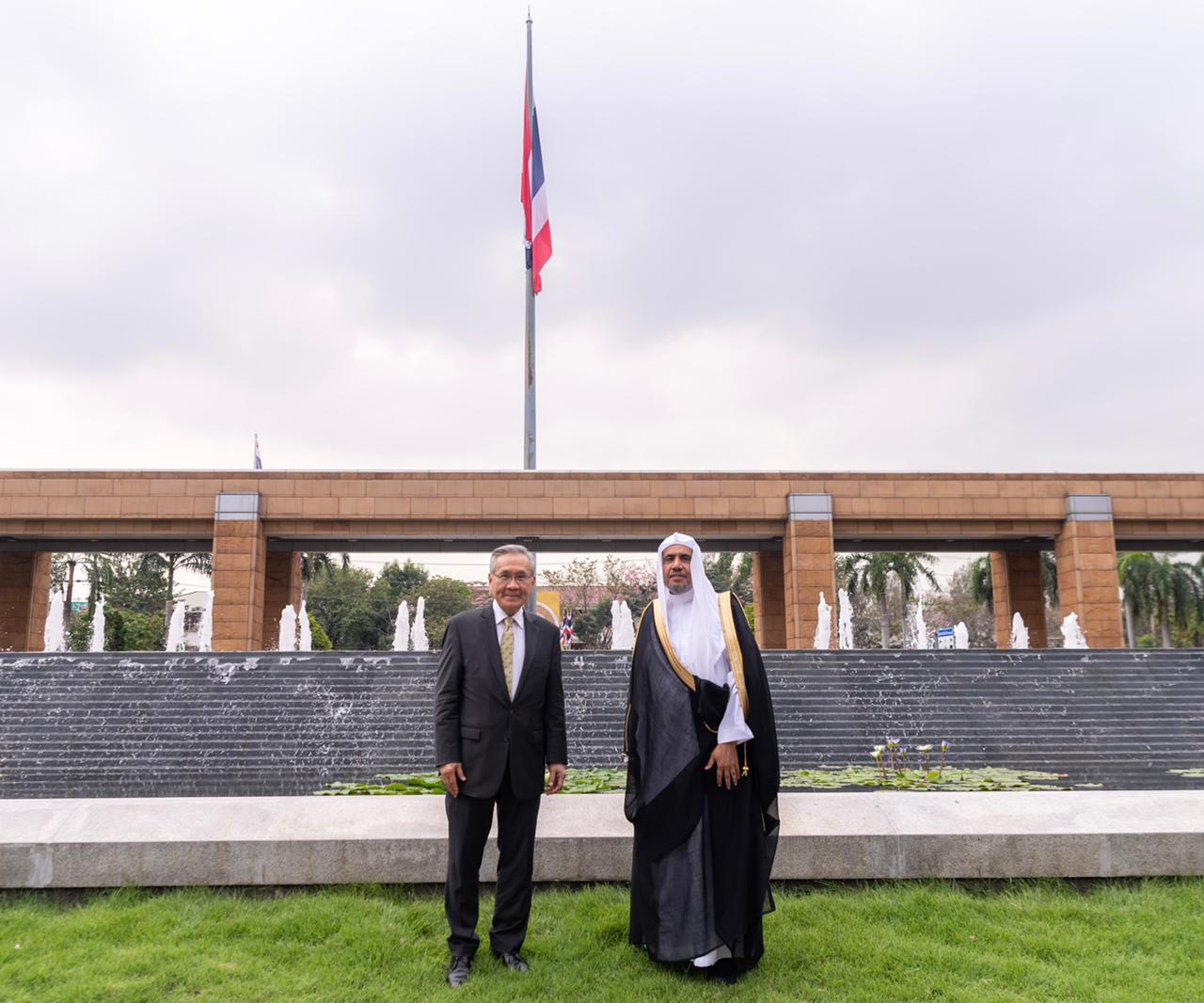 Une visite qualifiée par la communauté thaïlandaise et la communauté islamique d'historique dans ses objectifs et son programme