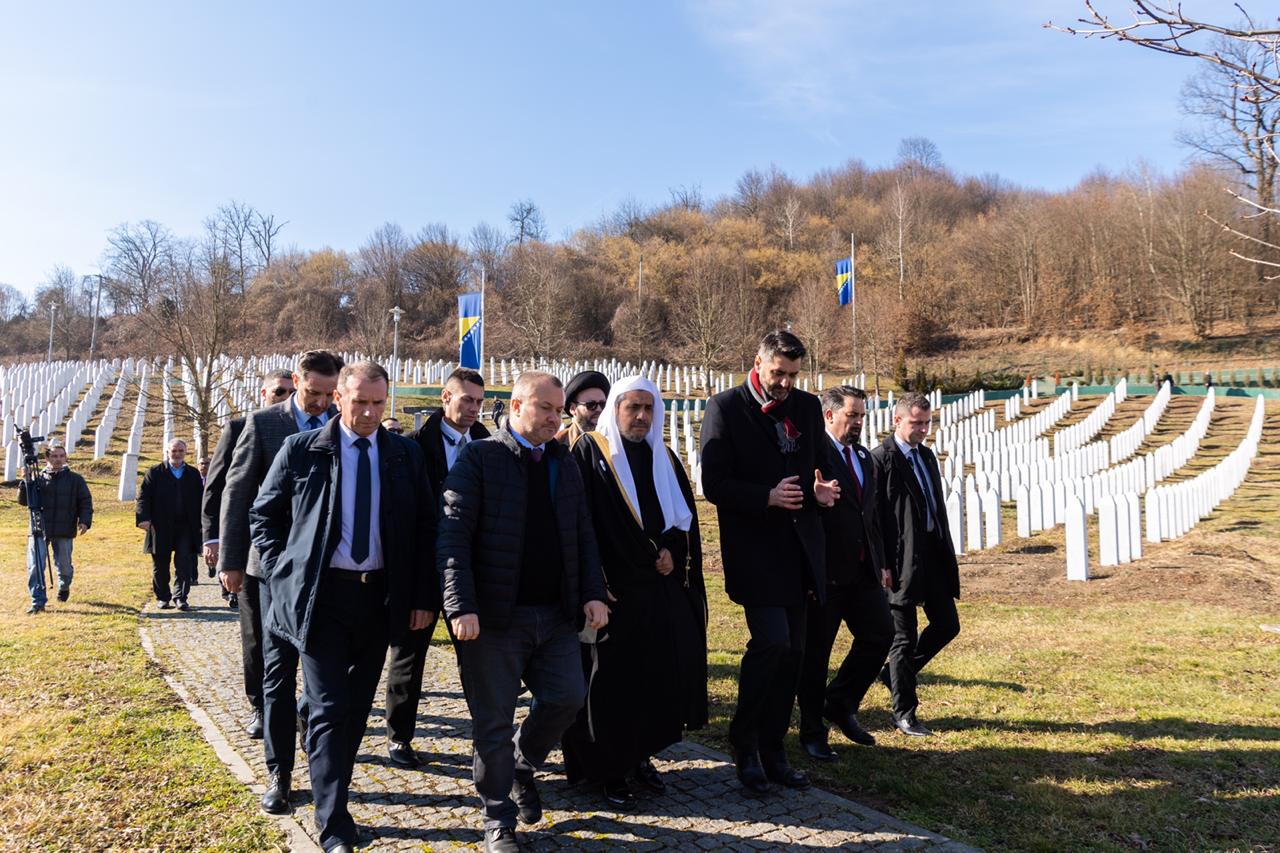 After leading a historic visit to Auschwitz Museum last month, HE Dr. Mohammad Alissa paid tribute to the victims of the Srebrenica genocide in Potocari