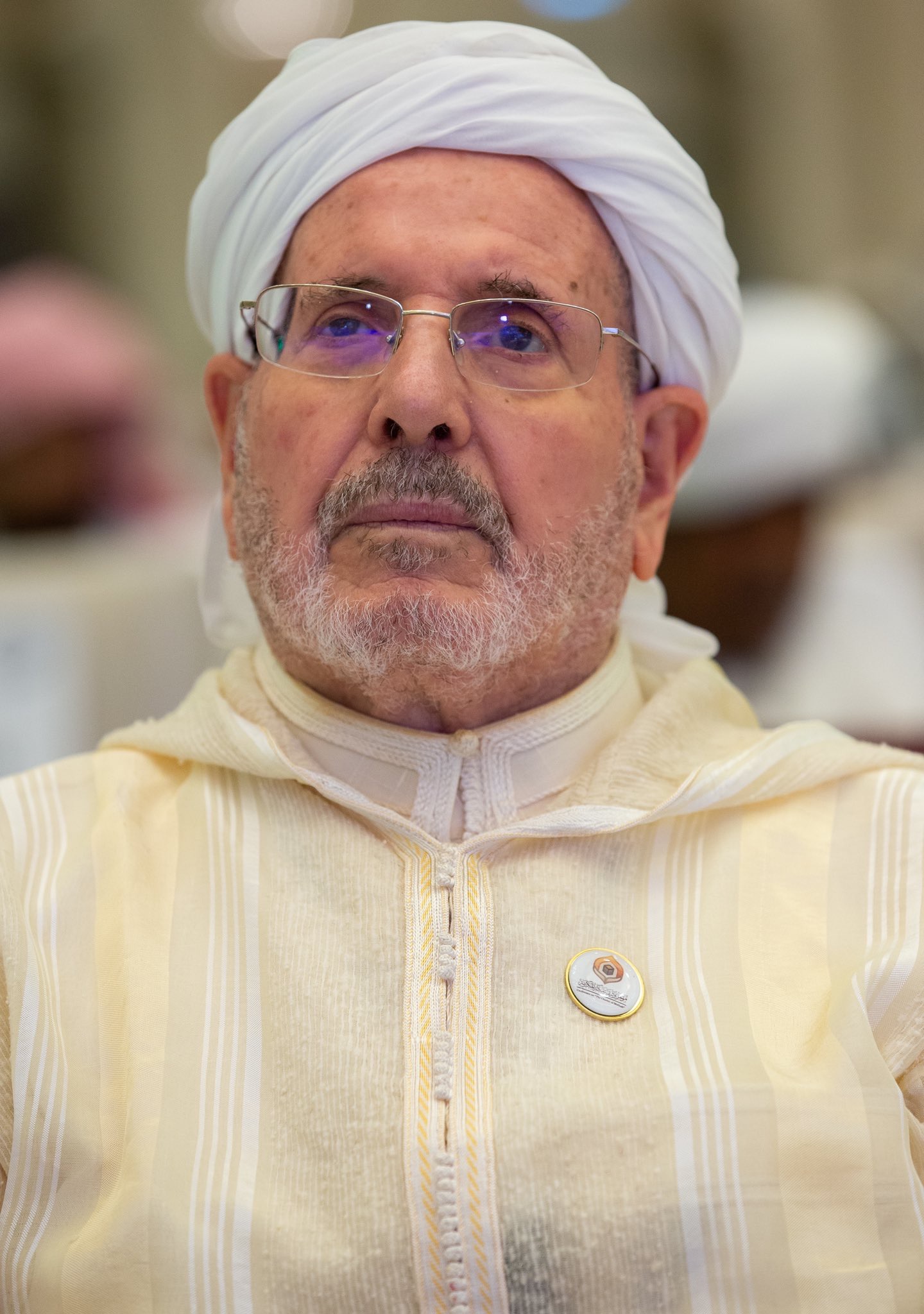 عزت مآب شیخ ڈاکٹر بو عبد اللہ غلام اللہ، سپریم اسلامی کونسل جزائر کے صدر، پیرس کانفرنس برائے یکجہتی وامن کے شرکاء میں سر فہرست تھے