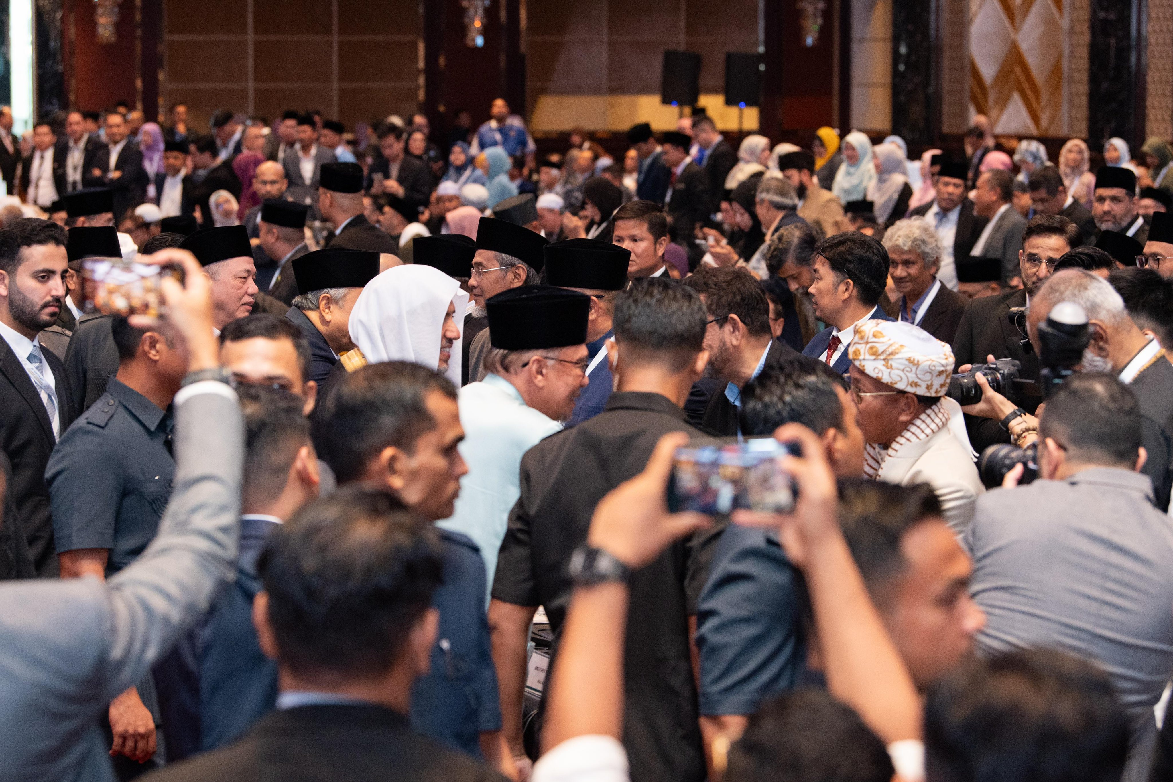 The International Conference of Religious Leaders is titled 'Promoting Interfaith Harmony among Followers of Religions.' It will discuss several topics related to tolerance, moderation, education, bridge-building, and shared values.