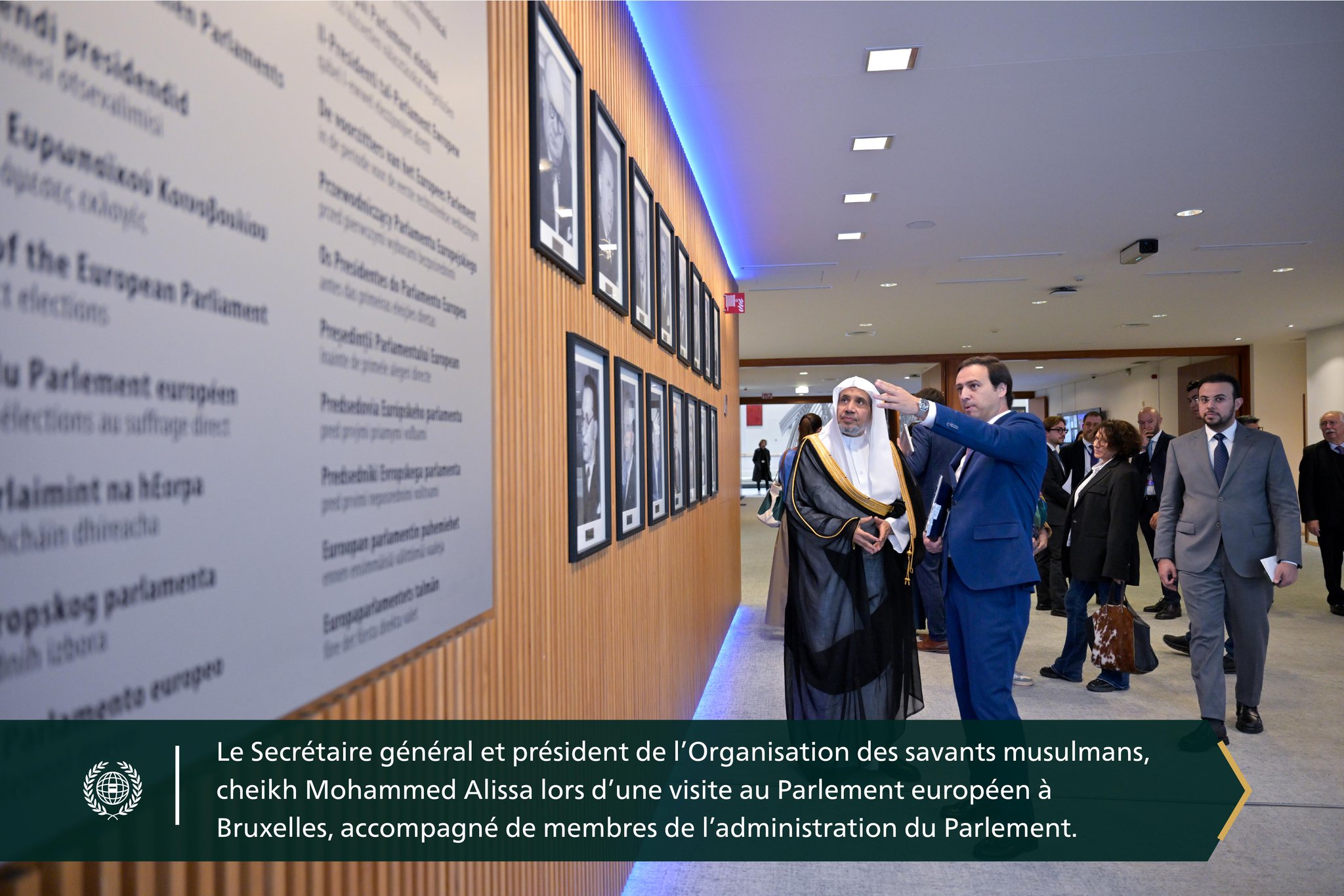 Hier soir, le Secrétaire général, cheikh Mohammed Alissa a rencontré à Bruxelles des représentants du Parlement européen et leurs collaborateurs.