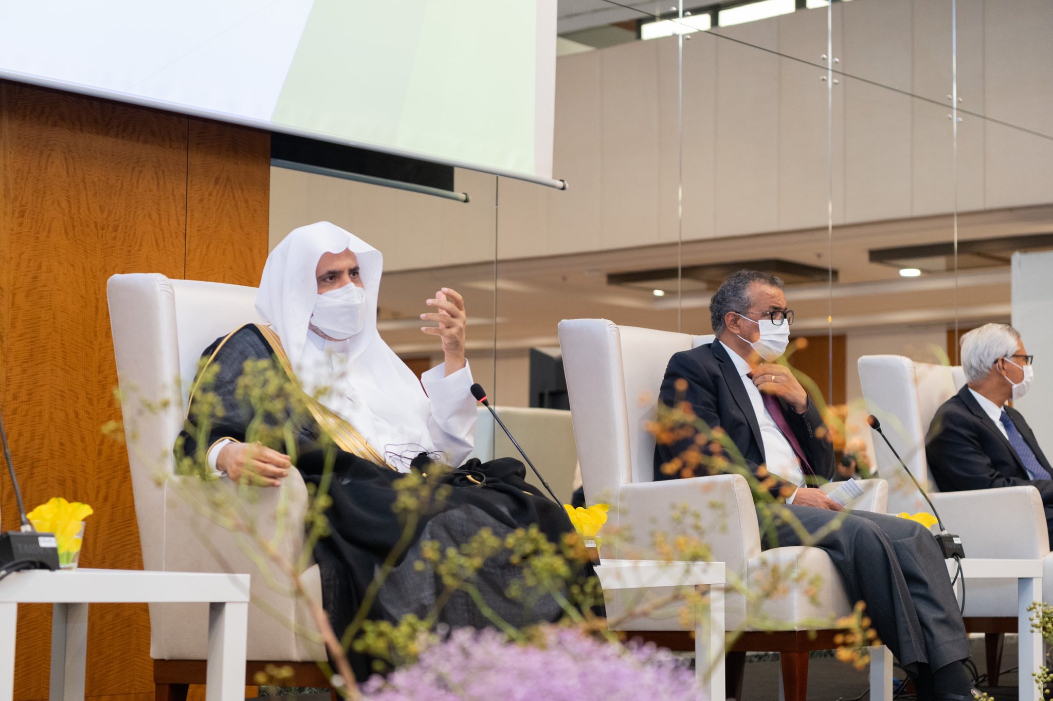 Mohammad Alissa a été conférencier d'honneur à la «Conférence de Genève pour la solidarité mondiale pour faire face à la pandémie de la Covid19»