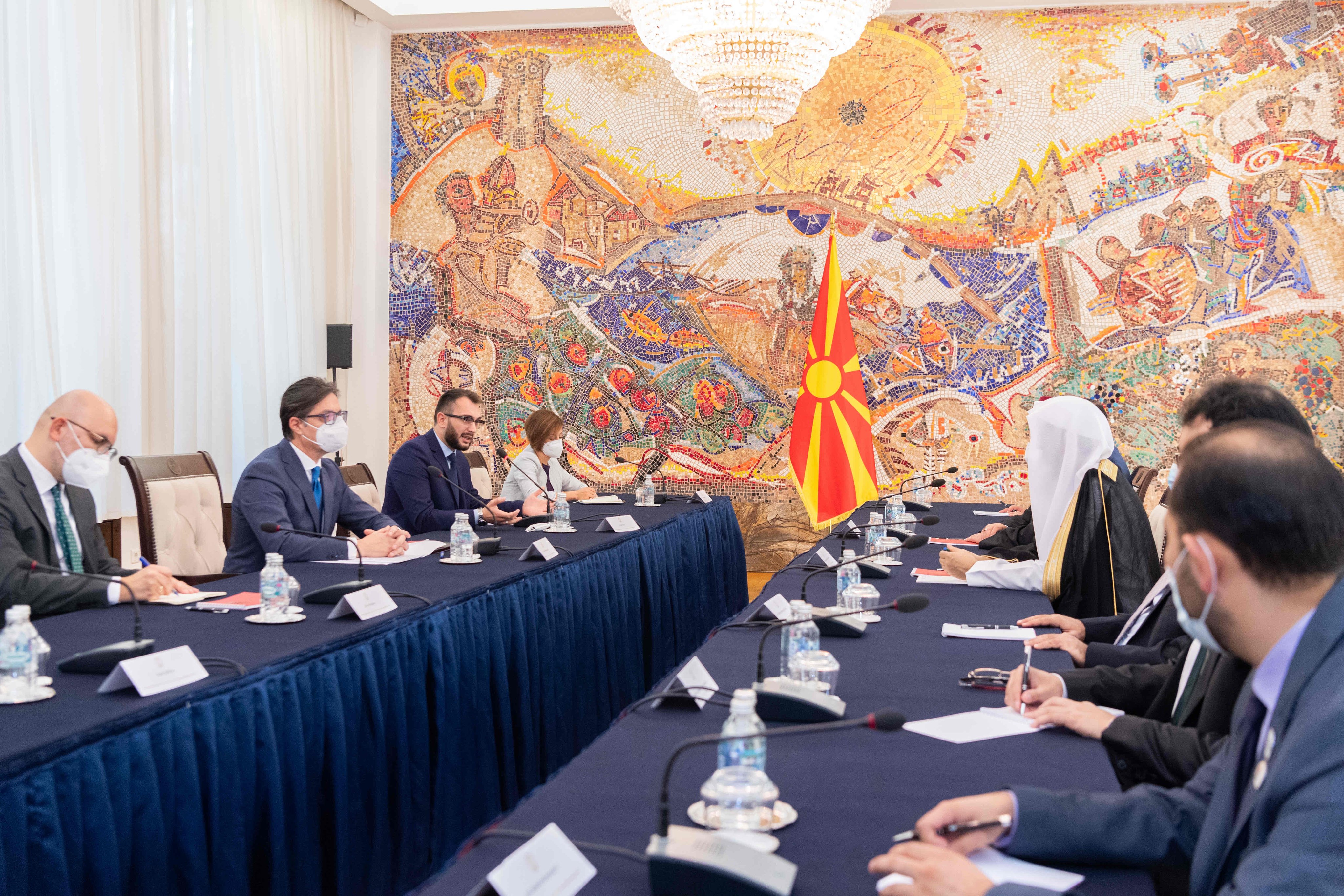 Le Président de Macédoine Stevo Pendarovski a reçu Mohammad Alissa suite à une invitation officielle