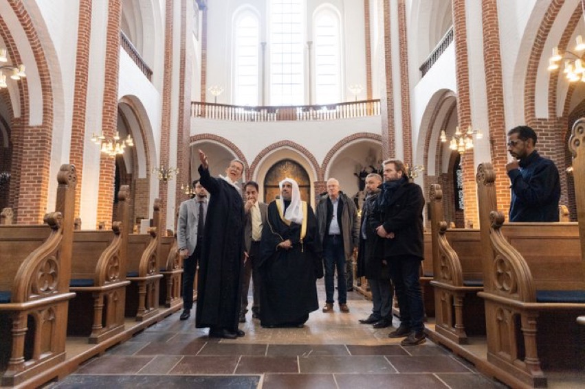 In Denmark, HE Dr. Mohammad Alissa toured Roskilde Cathedral & engaged with church leaders on MWL's interfaith efforts in the country and across borders