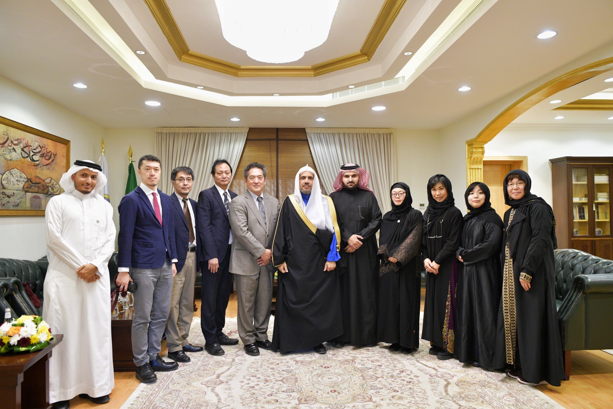 He The Secretary General Of The Muslim World League Dr Mohammad Alissa Received A Delegation Of