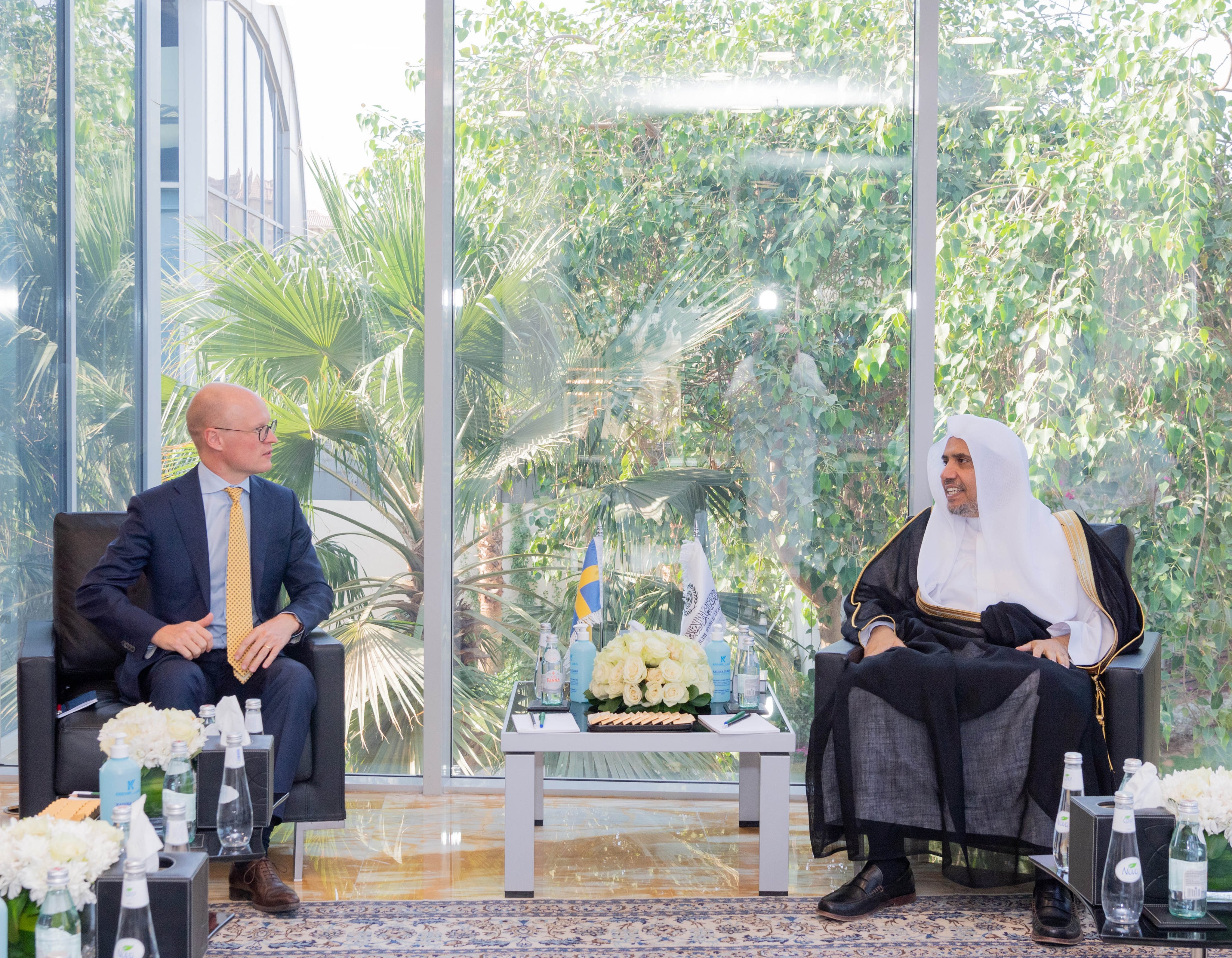 His Excellency Dr. Mohammad Alissa hosted the Chargé d'Affairs of the Embassy of Sweden to the Kingdom of Saudi Arabia