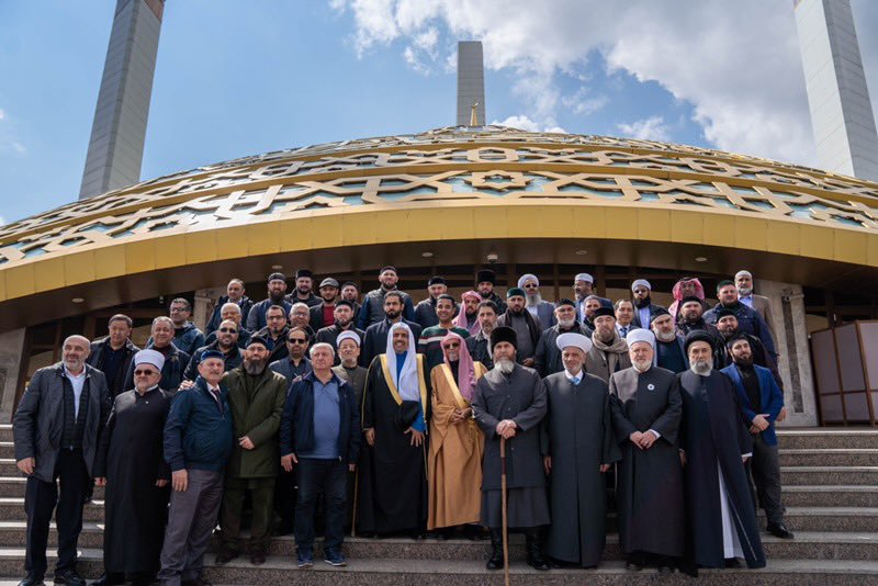 صور من مؤتمر رابطة العالم الإسلامي في #موسكو (الأول من نوعه في تاريخ روسيا الاتحادية) :