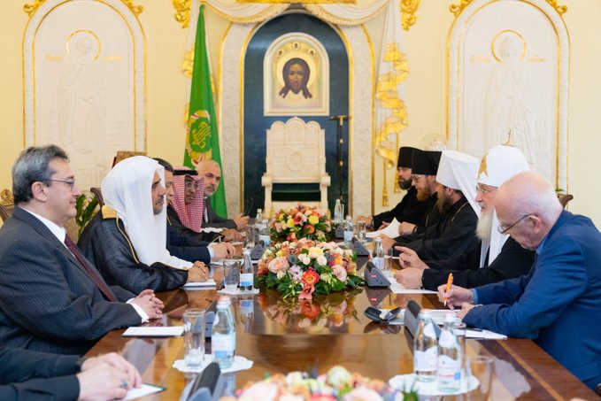 HE Dr. Mohammad Alissa met with the Patriarch Kirill of Moscow and All Russia this summer
