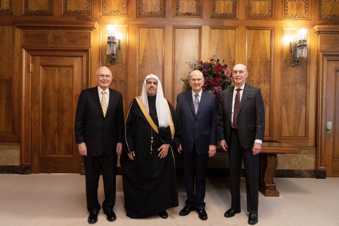  MWL and The Church of Jesus Christ of Latter-day Saints held a historic, high-level meeting to promote interreligious cooperation and understanding, and explore new partnerships between their faiths
