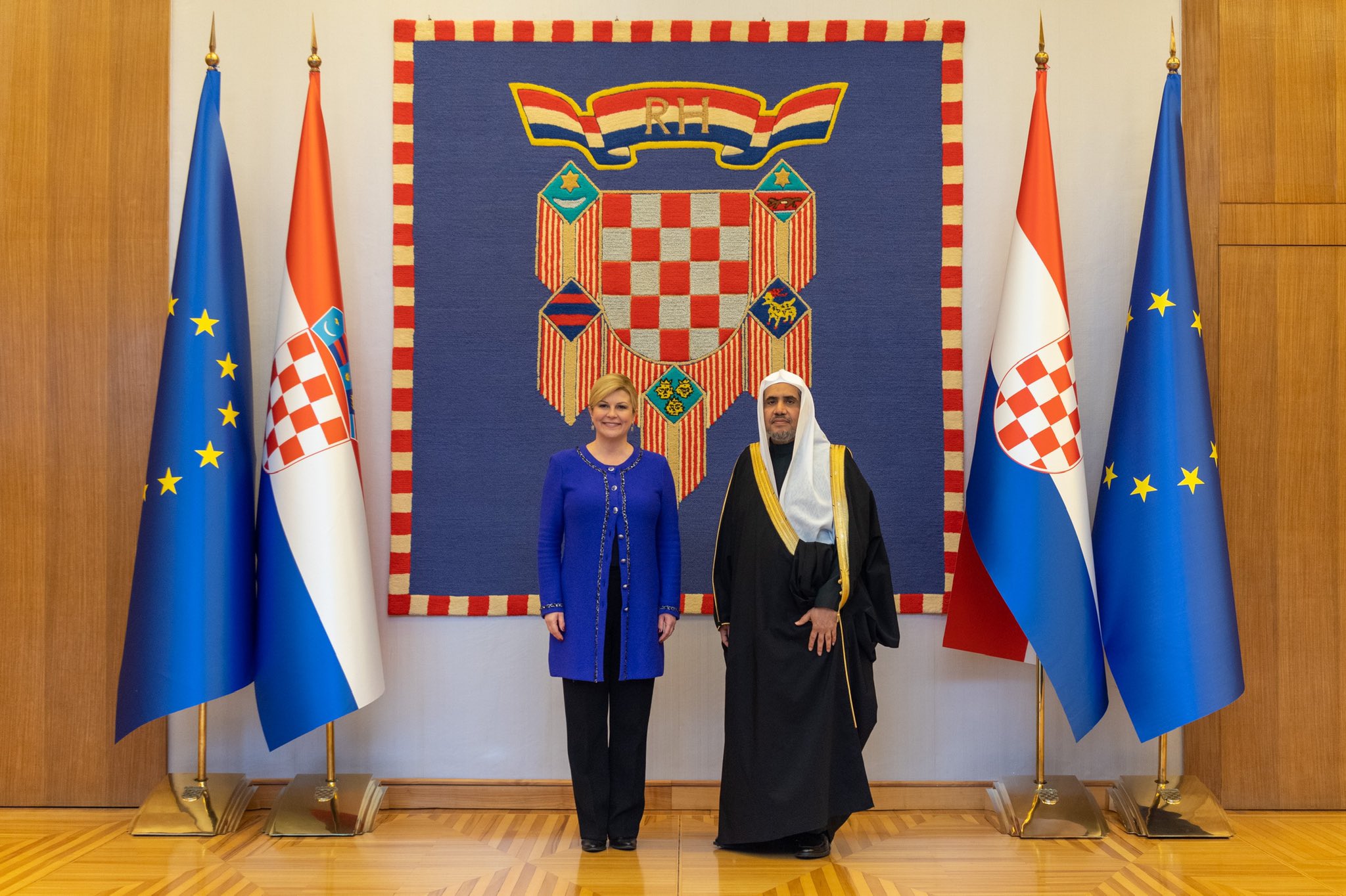 HE Dr. Mohammad Alissa met with Croatian President Ured_PRH Kolinda GKto