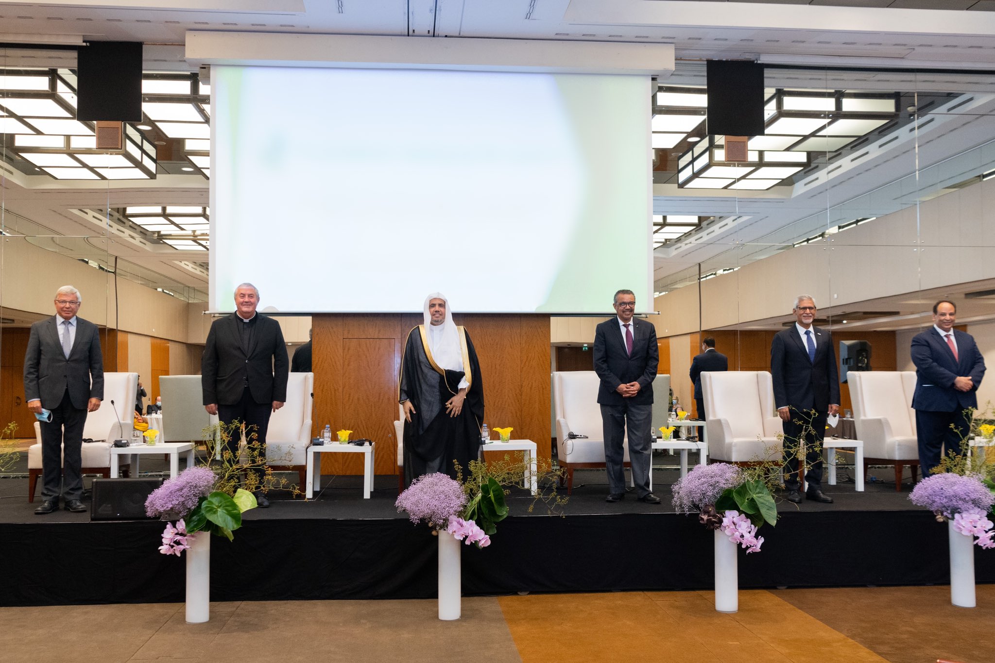 Mohammad Alissa a été conférencier d'honneur à la «Conférence de Genève pour la solidarité mondiale pour faire face à la pandémie de la Covid19»