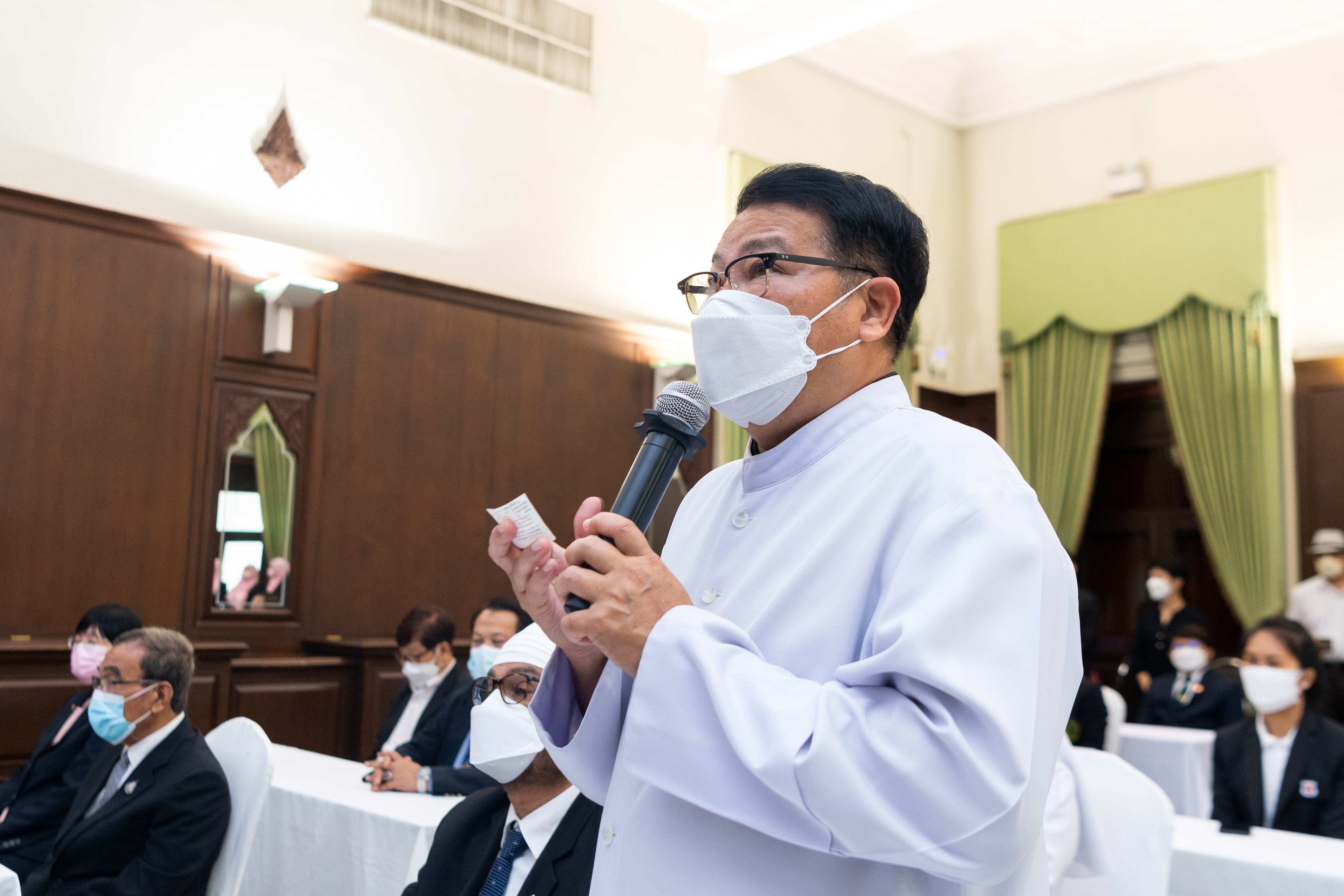 Mohammad Alissa a tenu une conférence dans la prestigieuse université royale de Thaïlande sur «L’alliance des civilisations»;