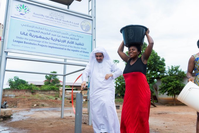 Last year, the Muslim World League dug thousands of wells in Ghana