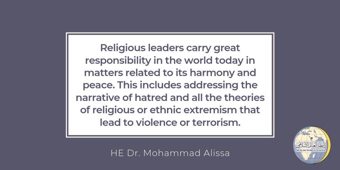 MWL condemns all acts of terrorism, violence and extremism
