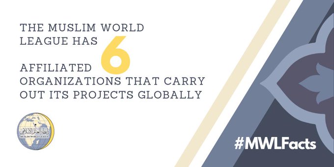 MWL has 6 affiliated organizations that work tirelessly to carry out its projects across the world. MWL Facts