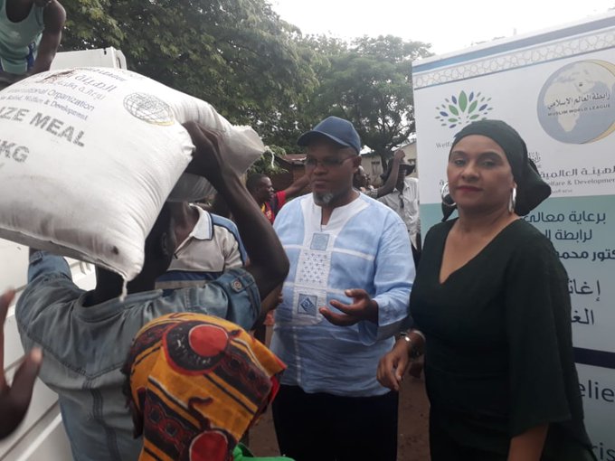 The MWL donated 1,000 bags of flour to citizens of the Karonga district in Malawi after a drought and floods left the region bereft of crops