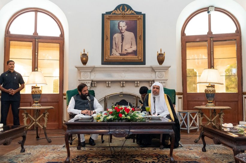 Le Gouverneur de la province du Pendjab, Sayyid Baligh Rahman, a reçu au siège du gouverneur à Lahore, le SG de la LIM Mohammad Alissa