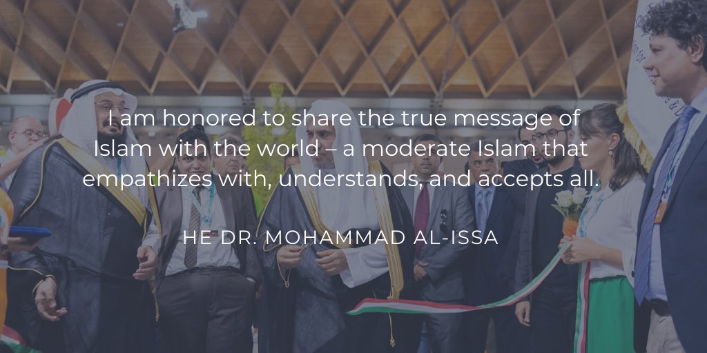 HE Dr. Mohammed Alissa has been hailed as a global leader of moderate Islam