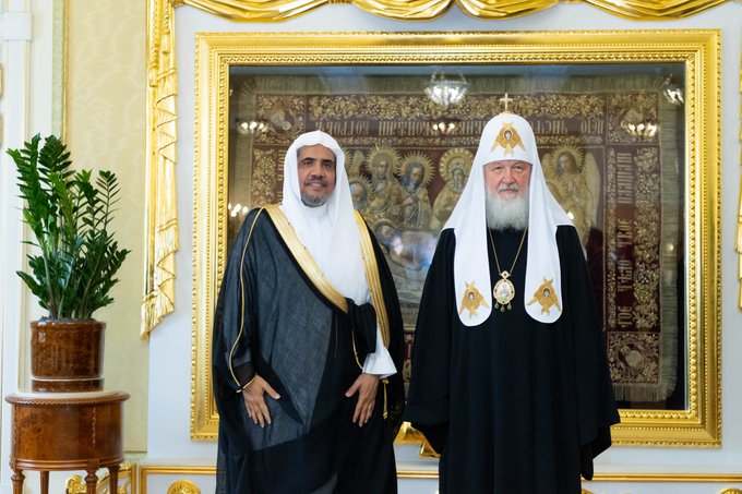 To further the MWL's commitment to interfaith outreach, HE Dr. Mohammad Alissa met with the Patriarch Kirill of Moscow and All Russia last year