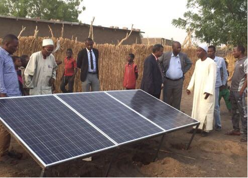 Solar panels provide a low-cost, sustainable source of energy to keep the well pumps running