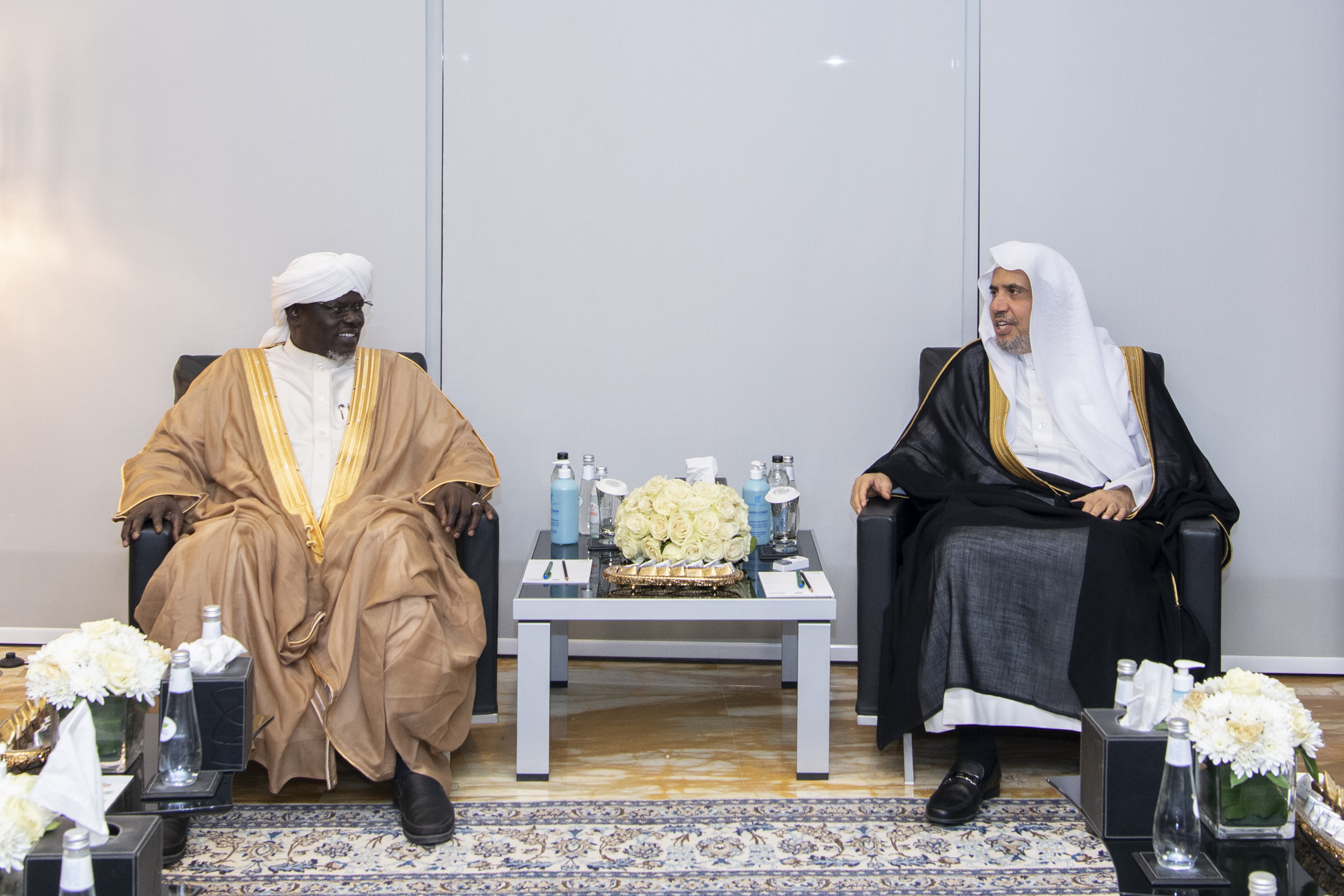 His Excellency Sheikh Dr. Mohammad Al-Issa meets with His Excellency Excellency Sheikh Dr. Abdullah Barak, President of the Islamic Council of Southern Sudan