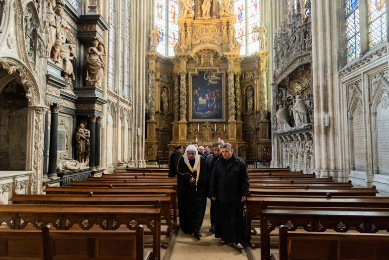 L’archevêque de Rouen Monseigneur Le Brun reçoit #MohammadAlissa