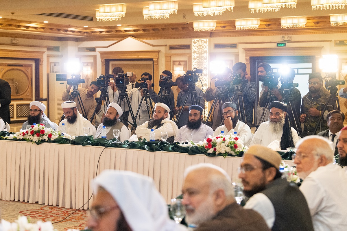 سیکرٹری جنرل اورچیئرمین مسلم علماء کونسل ڈاکٹر محمد العیسی کے اعزاز میںپاکستانی مذہبی رہنماؤں کا پہلا اجتماع
